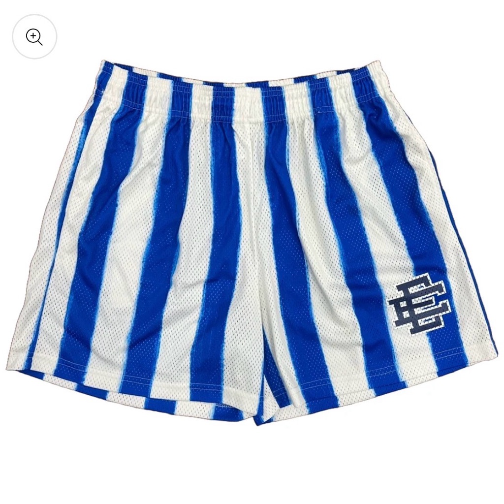 Eric Emanuel Ee Basic Short East Hampton Exclusive Blue/White Sz Large